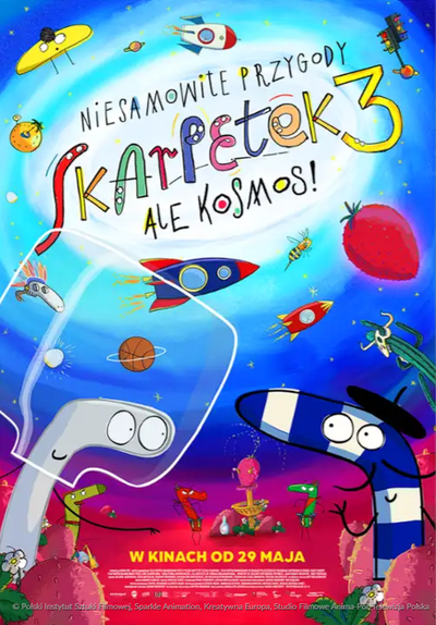 Plakat wydarzenia:  Niesamowite przygody skarpetek 3. Ale kosmos! 