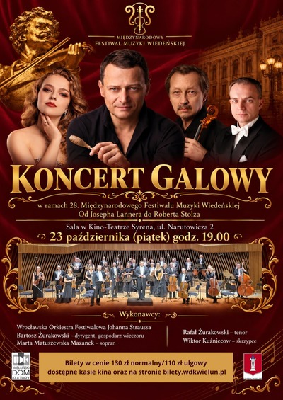 Plakat wydarzenia:  Koncert Galowy